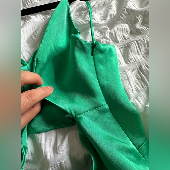 Zara Asymmetric satin effect dress - Picture 15 of 16